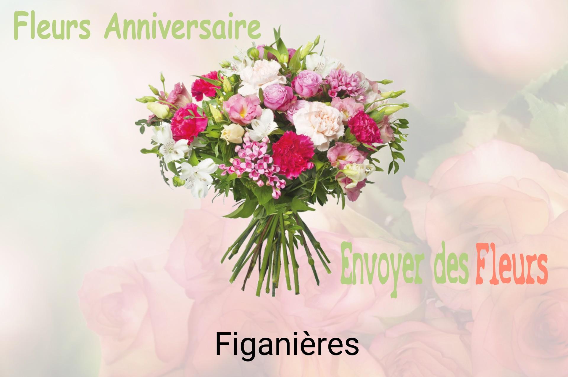 Bouquet de fleurs d’anniversaire livré à Figanières